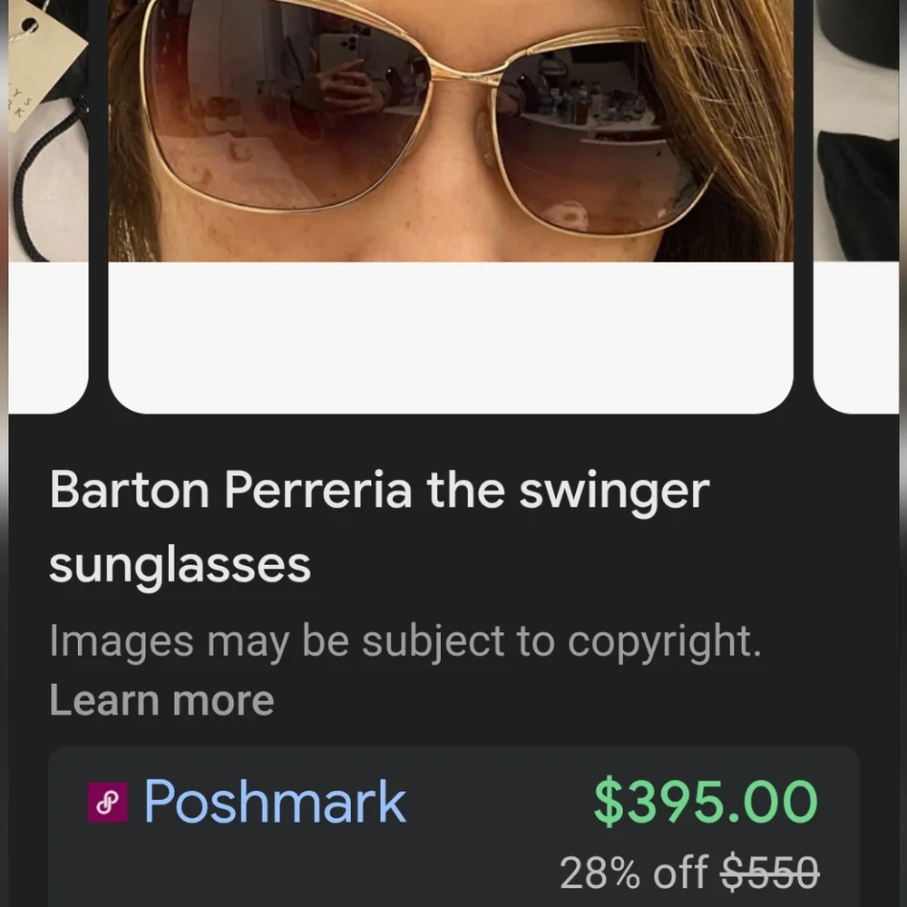 $800 Barton Perreira Authentic The Swinger Designer sunglasses Firm$ Mint COND